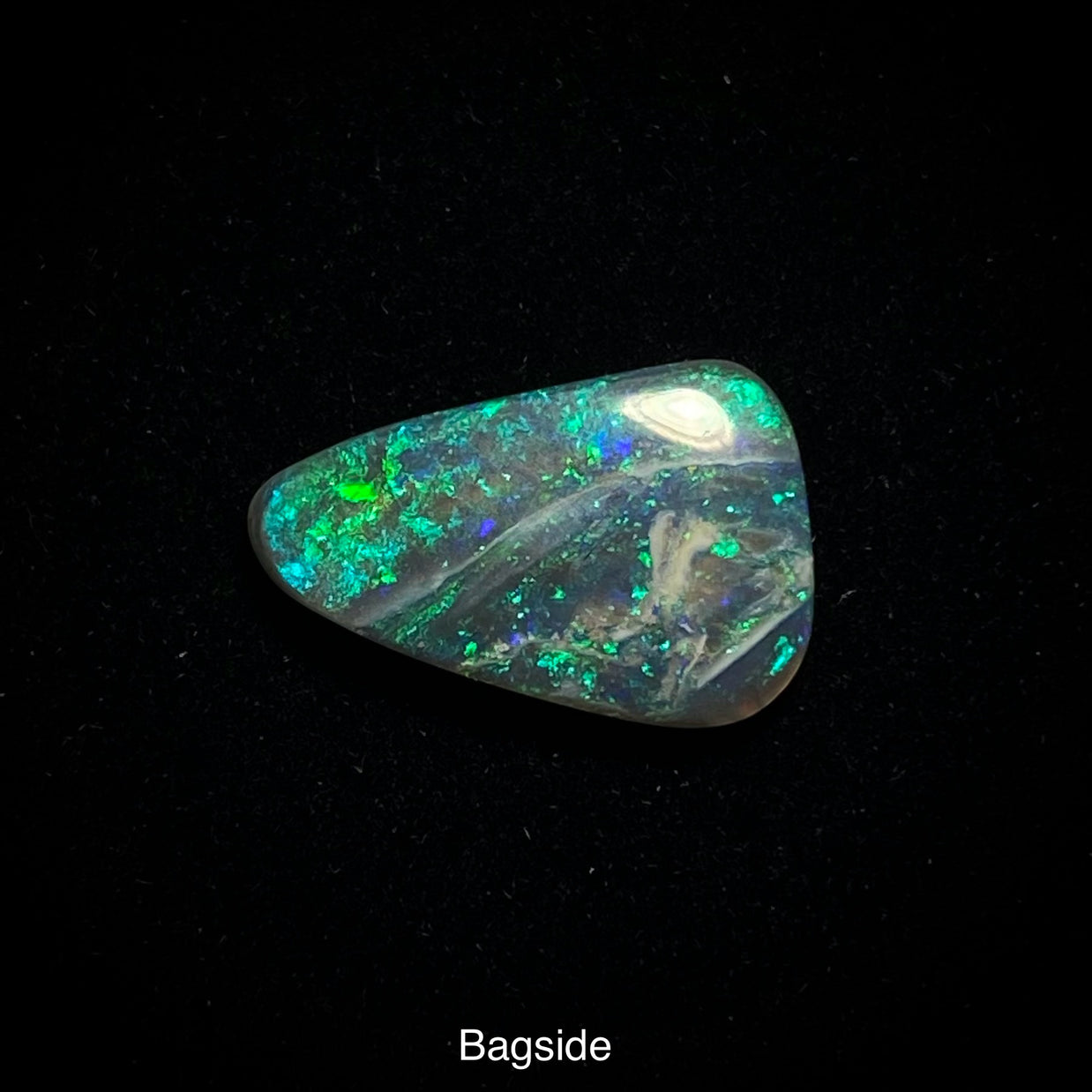 Solid black opal - 11332