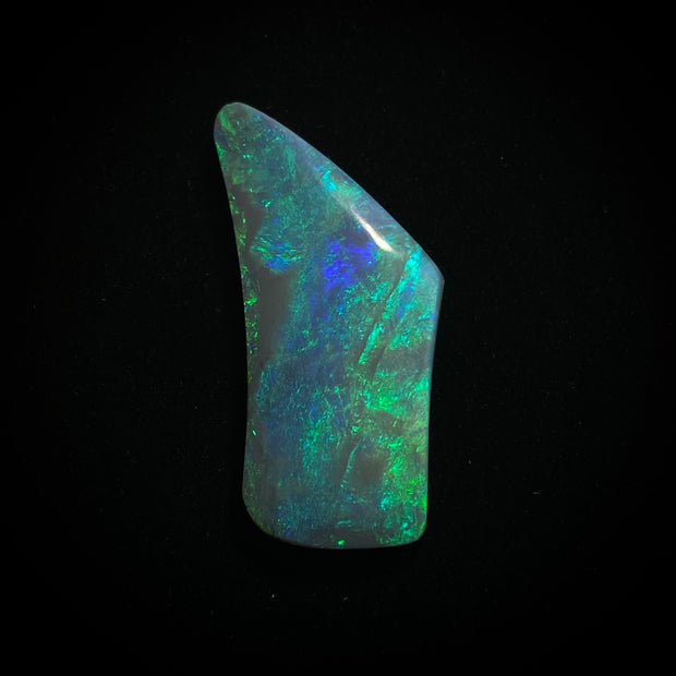 Solid mørk opal - 11374