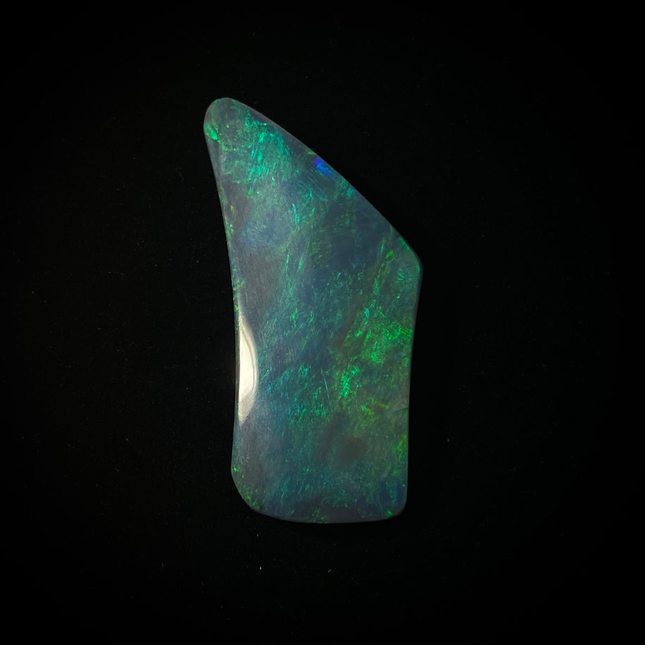 Solid mørk opal - 11374
