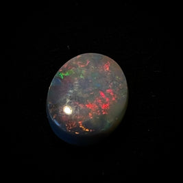 Solid black opal - 11407