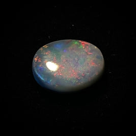 Solid black opal - 11407