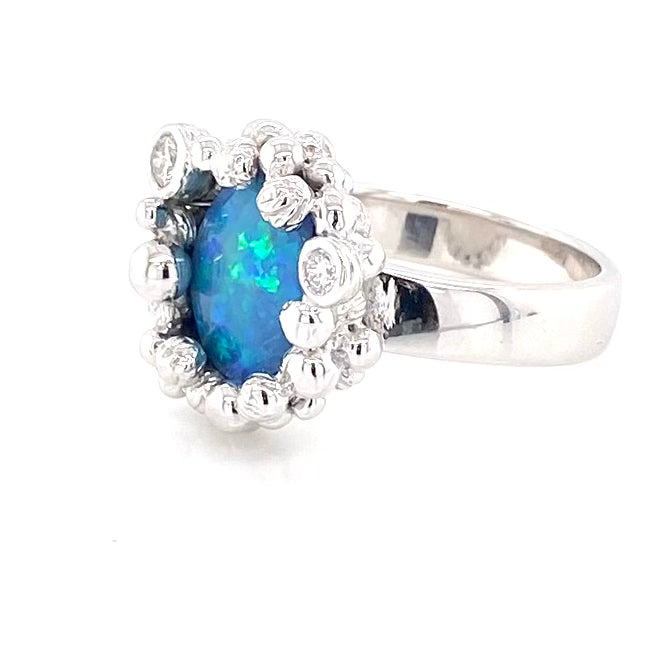 Ring - Solid opal Gsr 100