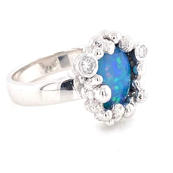 Ring - Solid opal Gsr 100