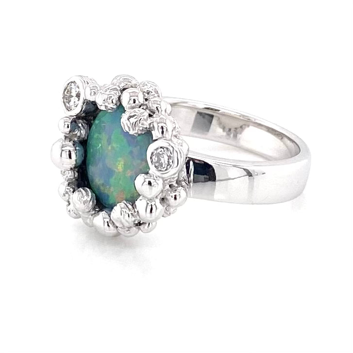 Ring - Solid opal Gsr 098