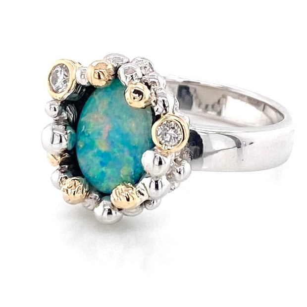 Ring - Massiver Opal Gsr 097