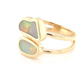 Ring - Massiver Opal Gr 159