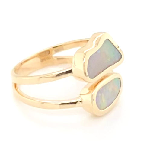 Ring - Massiver Opal Gr 159