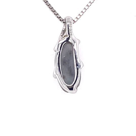 Ægte solid opal fra lightning Ridge, Australien indfattet i sterling sølv.