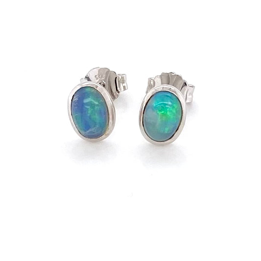 Ørestikker - Solid opal Se 353