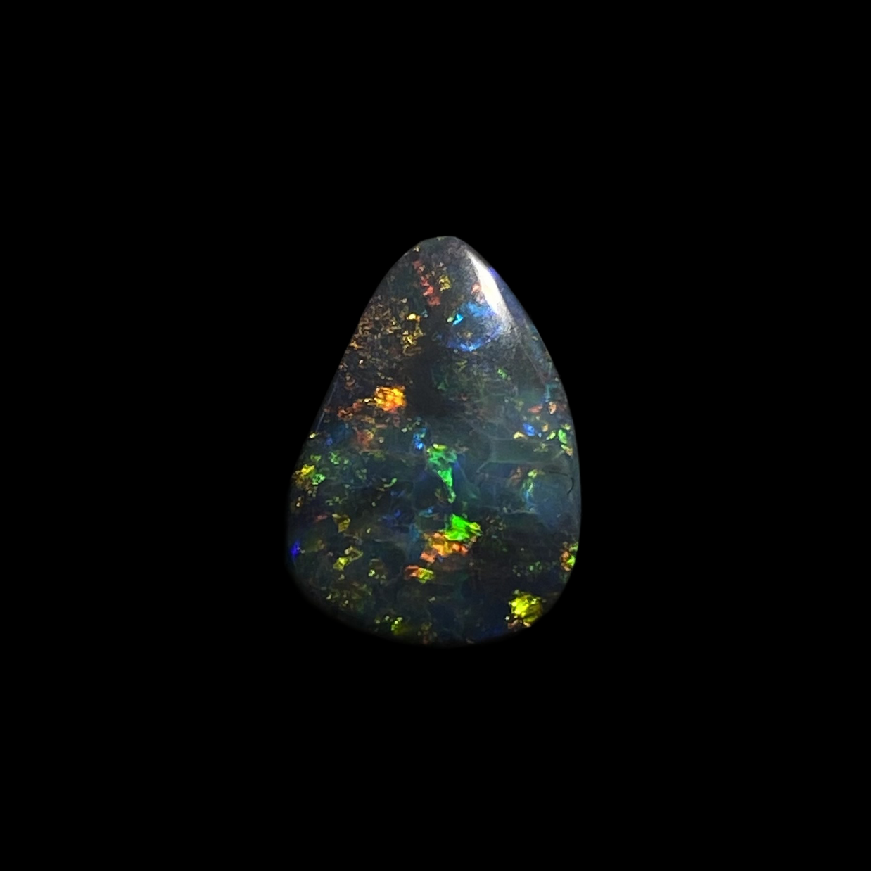 Solid black opal – 11534