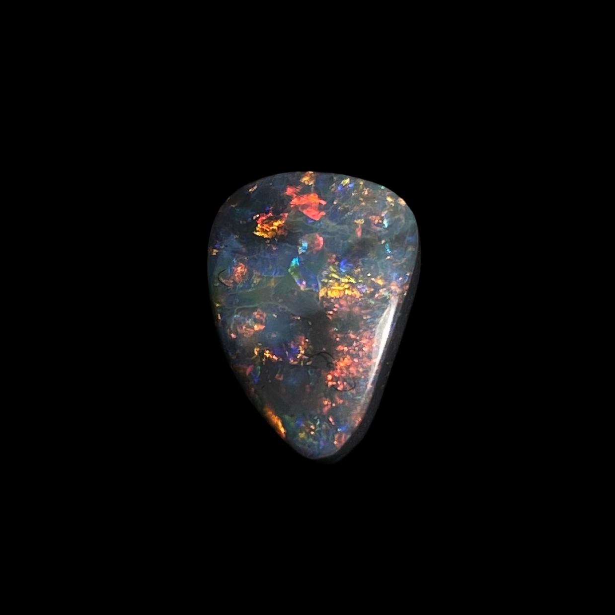 Solid black opal – 11534