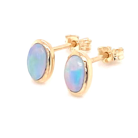 Studs - Solid opals Ge 059
