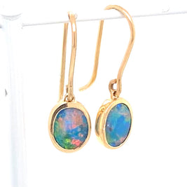 Earrings - Doublet opals Gh 009