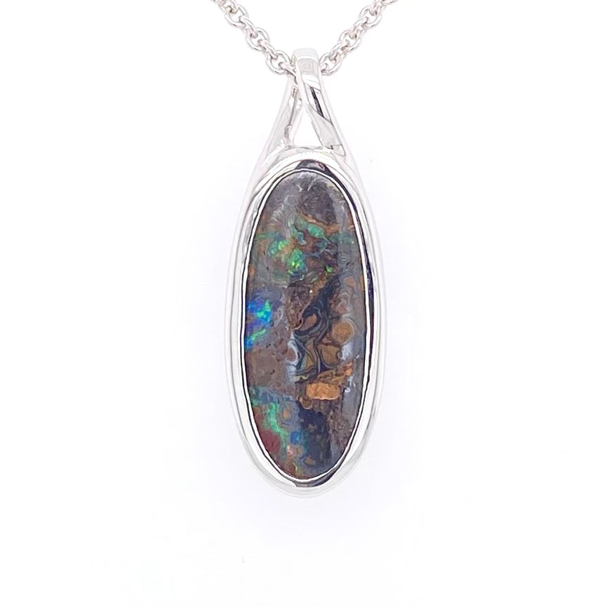 Anhänger - Massiver Boulderopal Sp 188