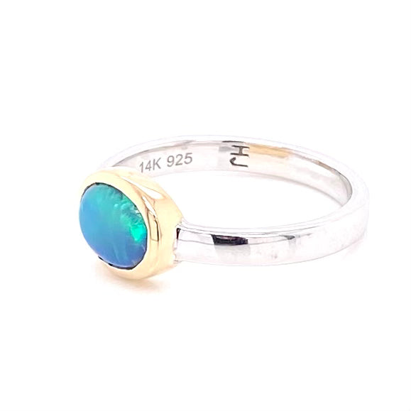 Ring - Solid opal Gsr 077