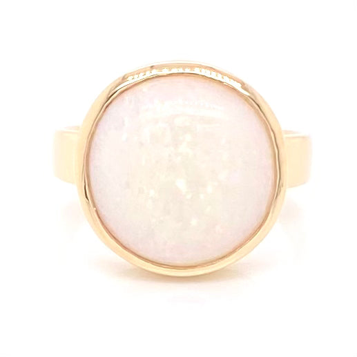Ring - Solid opal Gr 131