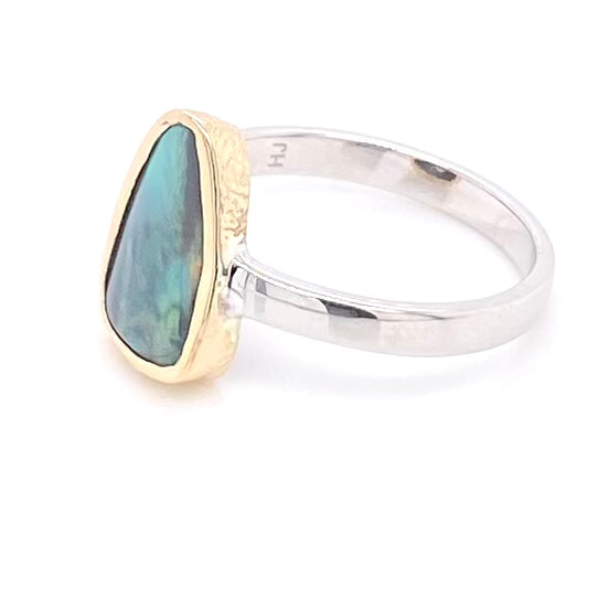 Ring - Solid opal Gsr 088
