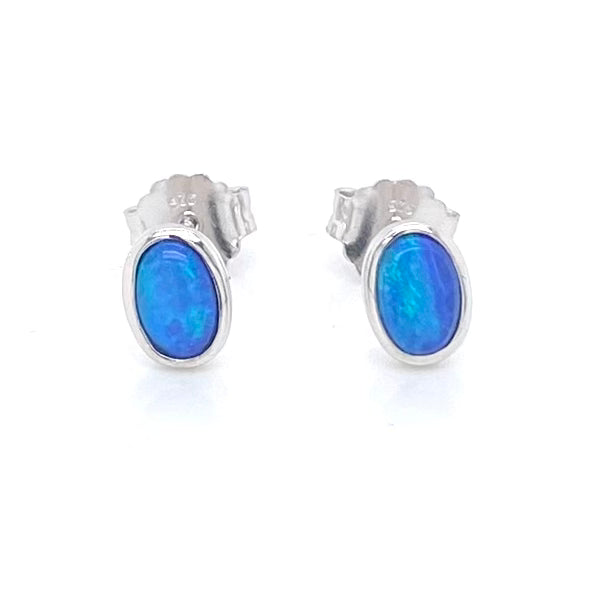 Studs - Solid opal See 262 