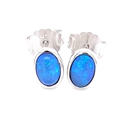 Studs - Solid opal See 257