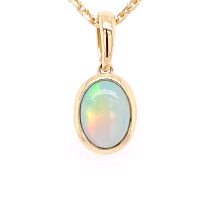 Vedhæng - Solid opal Gp 235