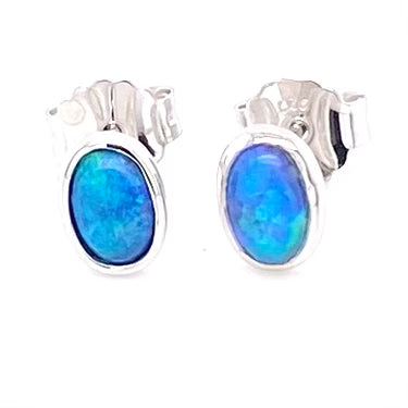 Studs - Solid opal See 259