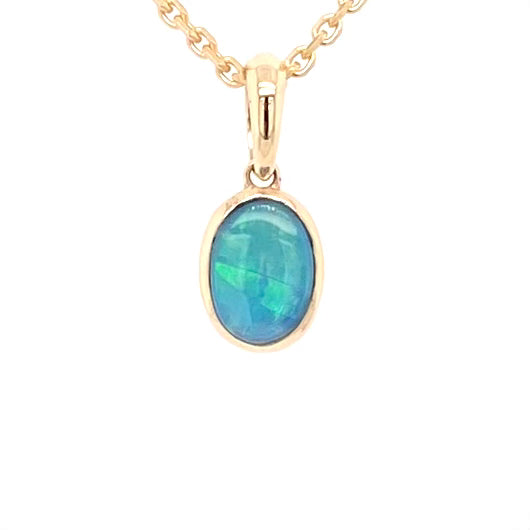 Vedhæng - Solid opal Gp 234