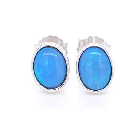 Studs - Solid opal See 265 