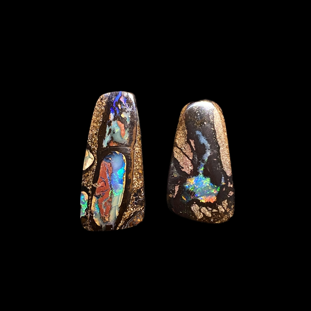Boulder opal pair - 101310