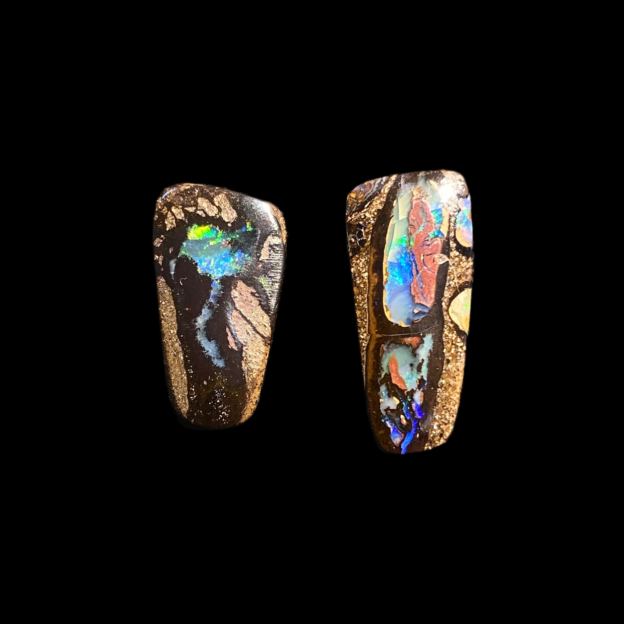 Boulder opal pair - 101310