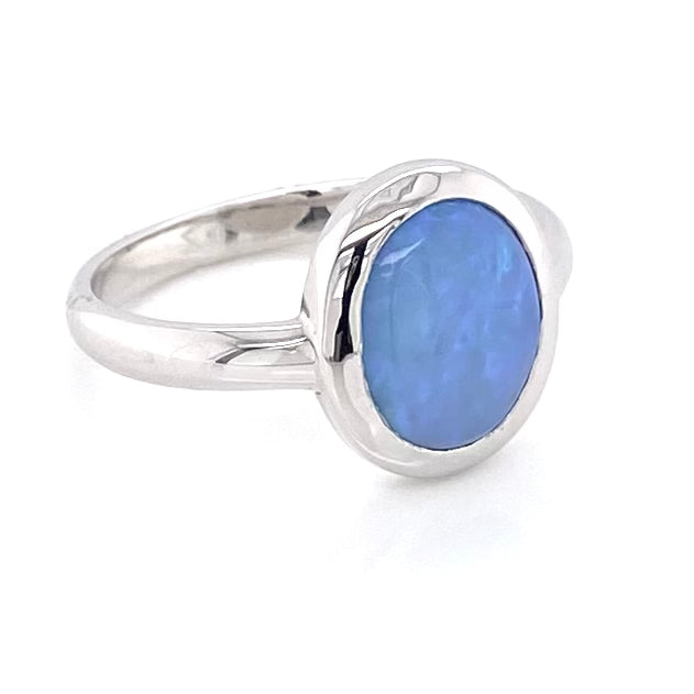 Ring - Solid opal Sr 092