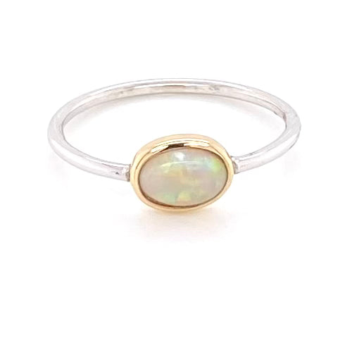 Ring - Solid opal Gsr 042