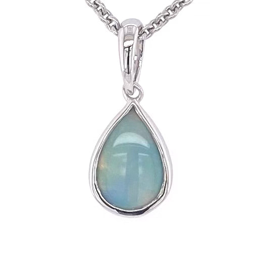 Vedhæng - Solid opal Sp 325