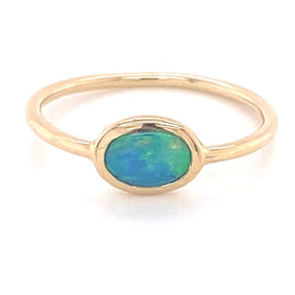 Ring - Massiver Opal Gr 167
