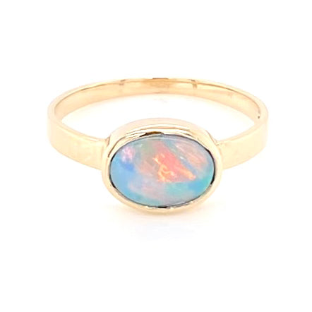 Ring - Solid opal Gr 135