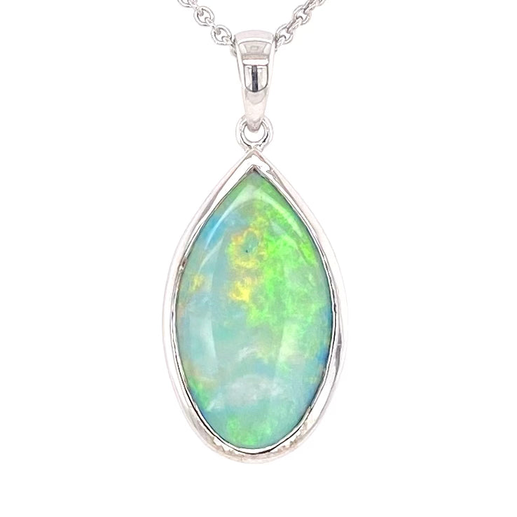 Vedhæng - Solid opal Sp 356