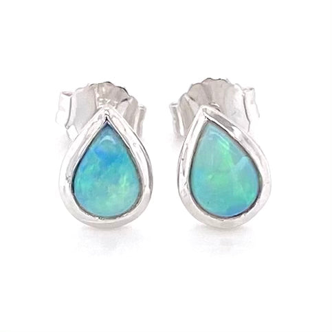 Ørestikker - Solid opal Se 373
