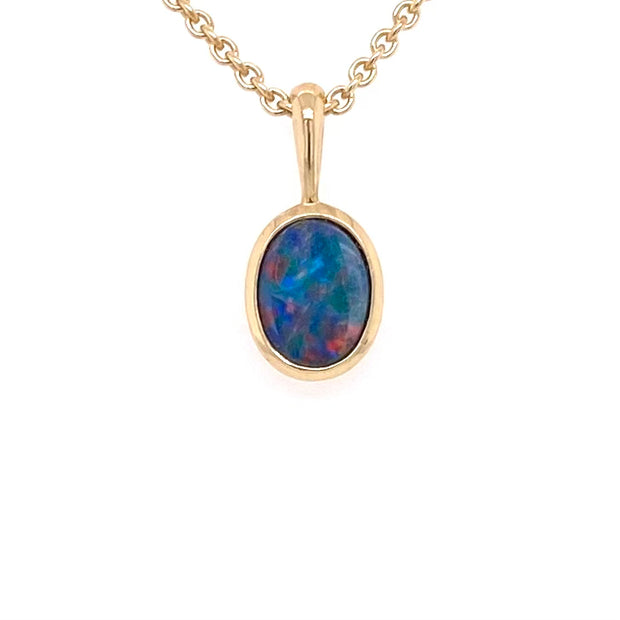 Vedhæng - Doublet opal Gp 243
