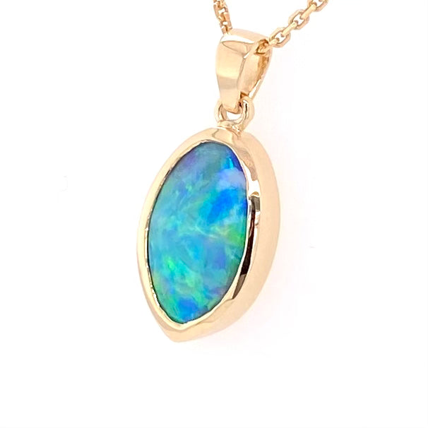 Vedhæng - Solid opal Gp 378