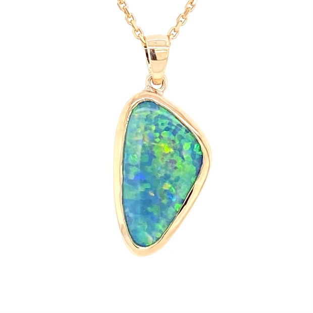 Vedhæng - Solid opal Gp 379