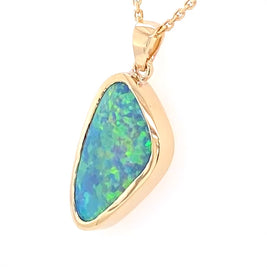 Vedhæng - Solid opal Gp 379