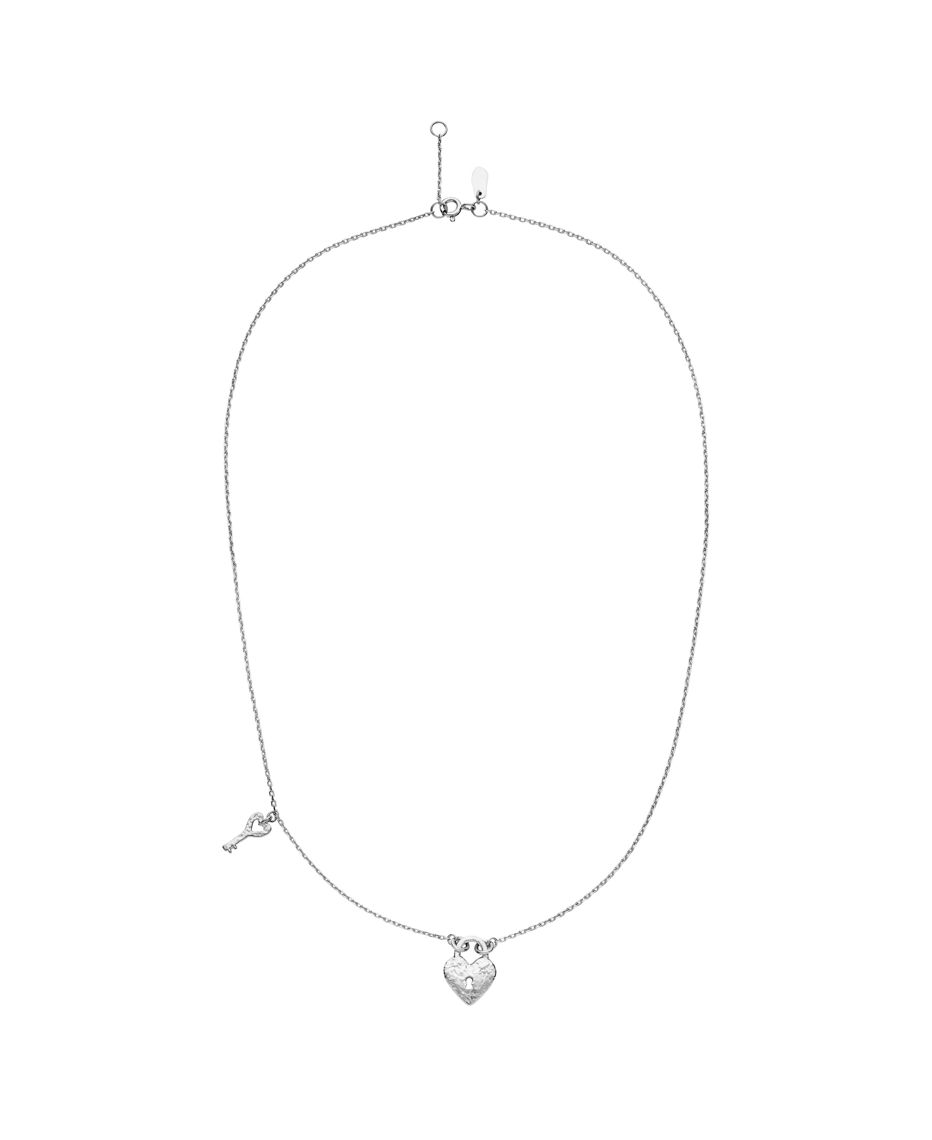 Imenda halskæde fra Maanesten. Forgyldt sølv.