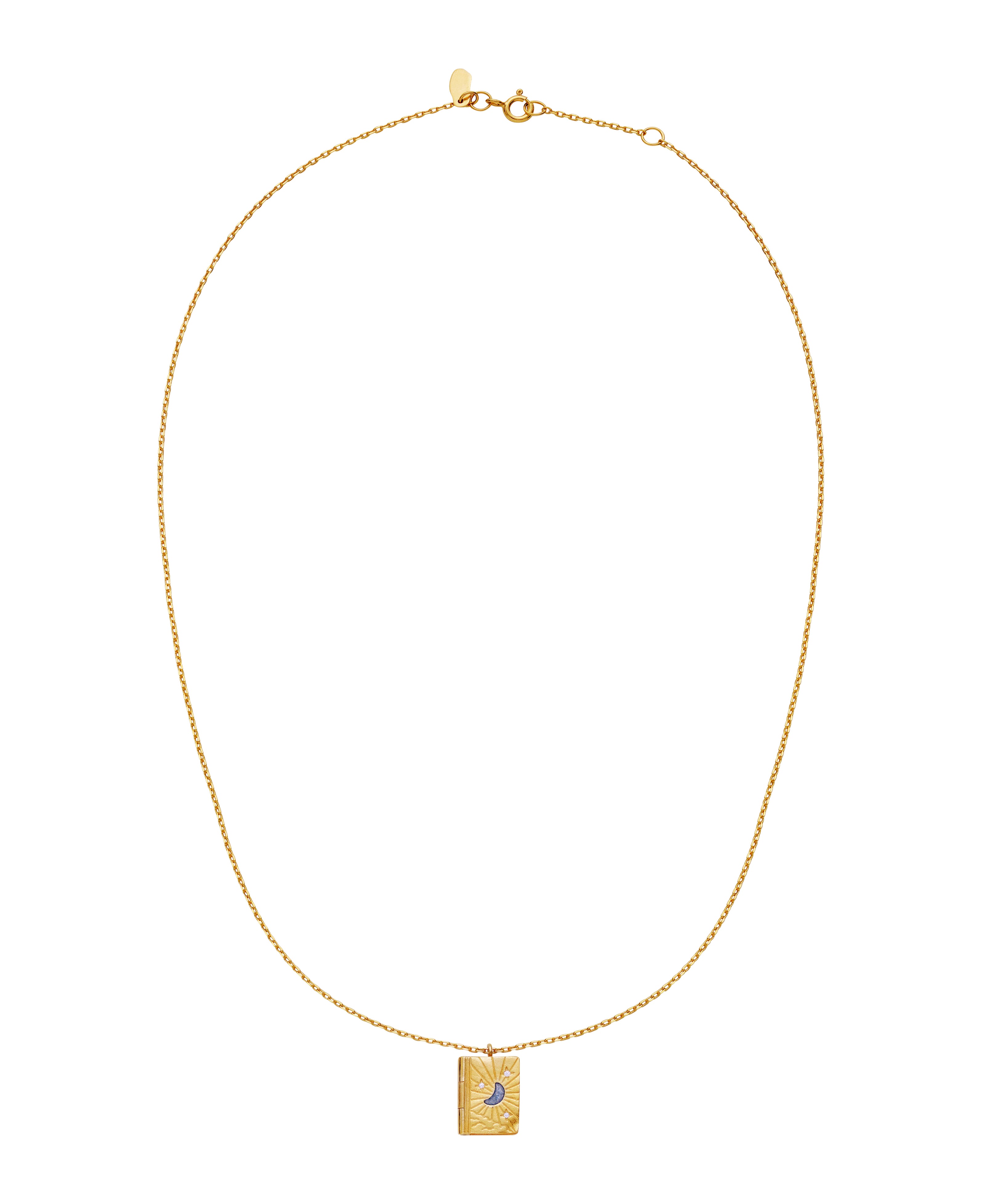 Little big dreams halskæde fra Maanesten. Forgyldt sølv