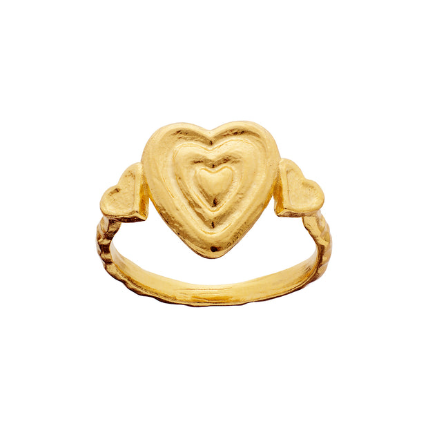 Mabel ring fra Maanesten - Forgyldt