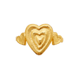 Mabel ring fra Maanesten - Forgyldt