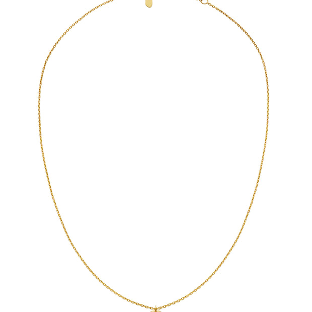 Marnie halskæde fra Maanesten. Forgyldt musling med lille perle