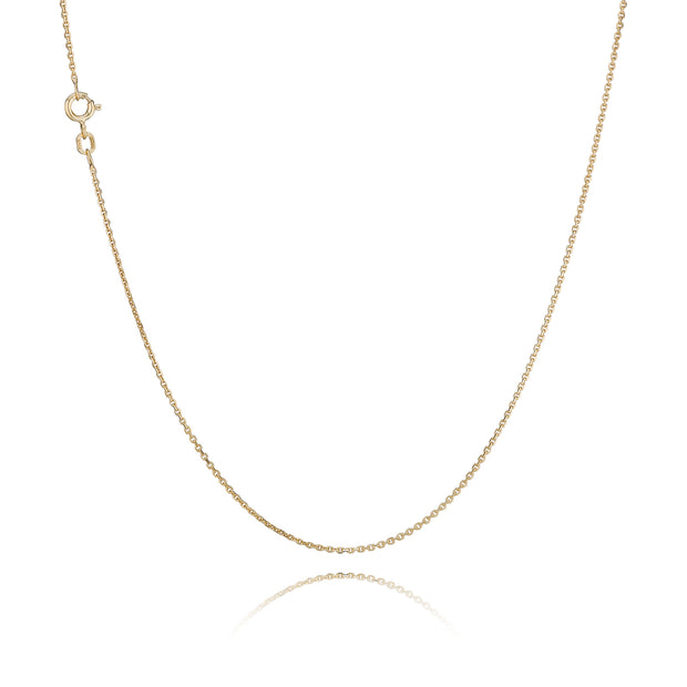 Halskette – 0,4 mm vergoldetes Silber