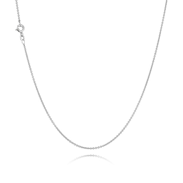 Halskæde - 0,3 mm sølv