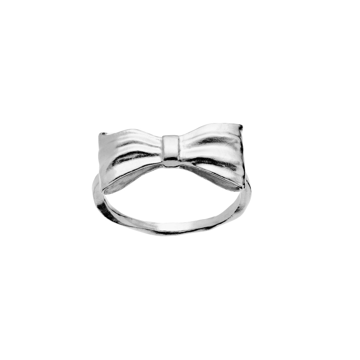 Satin ring fra Maanesten. Sterling sølv.
