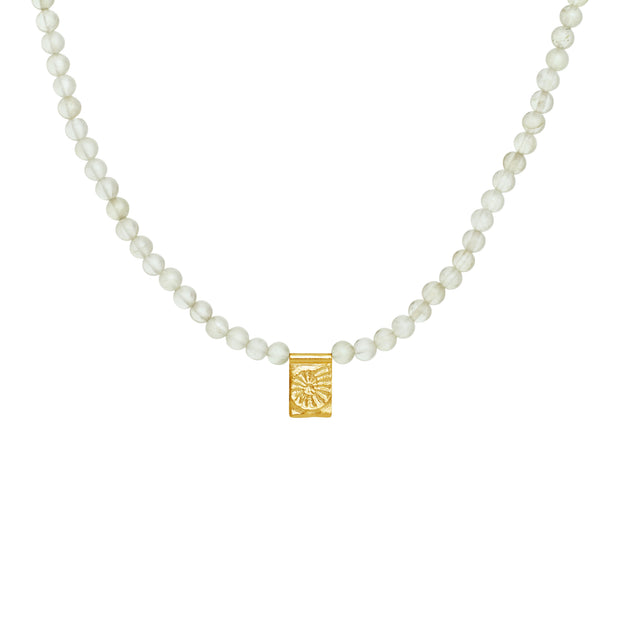 Shelia halskæde fra Maanesten - Forgyldt