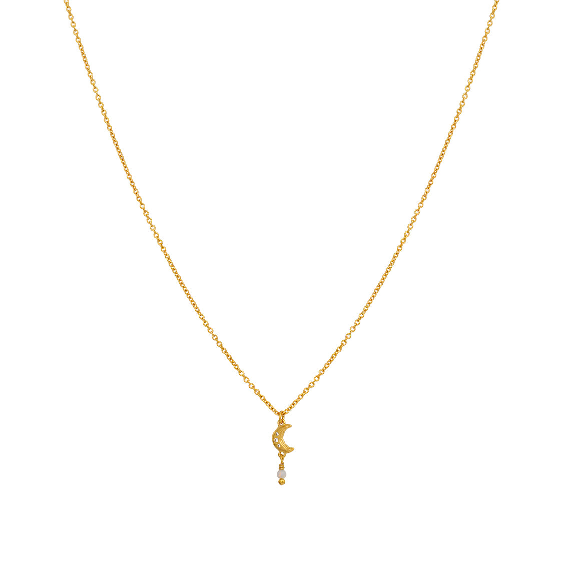 Månen symboliserer fornyelse, forandring og vores konstante spirituelle udvikling. Siva halskædens fine månevedhæng, bliver poetisk og personlig påmindelse om, at følge sin intuition og gå sine egne veje.